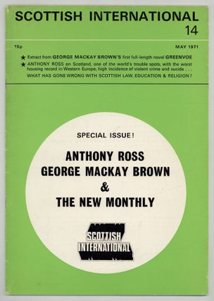 Item #616117 Scottish International – Number 14, May 1971. George Mackay BROWN