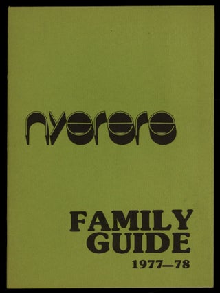 Item #616505 [Cover title]: Nyerere Family Guide 1977-78