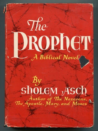 Item #616540 The Prophet. Sholem ASCH