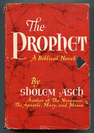 Item #616540 The Prophet. Sholem ASCH