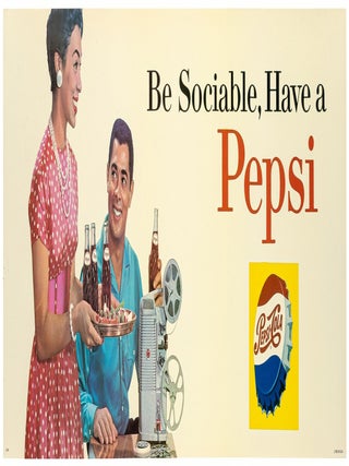 Item #616643 [Poster]: Be Sociable, Have a Pepsi