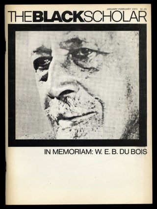 Item #616730 In Memoriam: W. E. B. Du Bois [in] The Black Scholar &ndash; Volume 1, Number 3-4,...