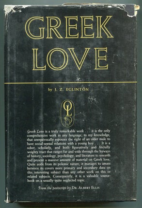 Item #616903 Greek Love. J. Z EGLINTON