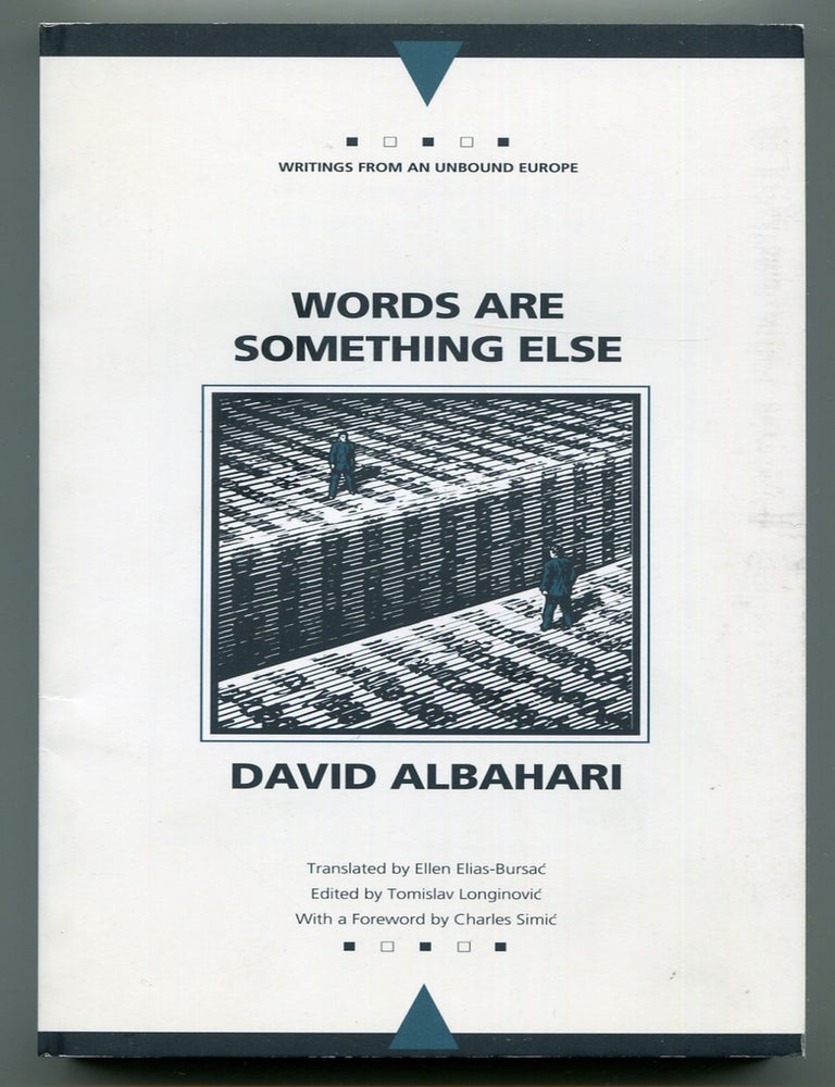 Item #617064 Words are Something else. David ALBAHARI.