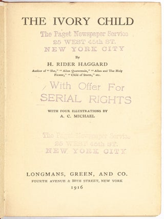 The Ivory Child [Advertising Potential Serialization]
