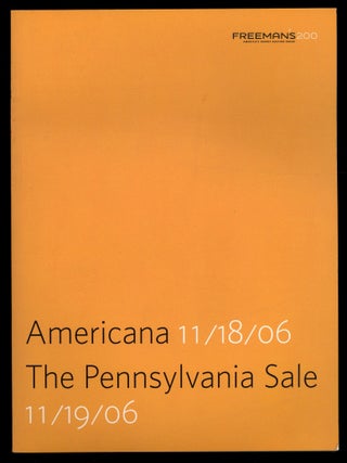 Item #617756 [Auction Catalog]: Americana 11/18/06. The Pennsylvania Sale 11/19/06....
