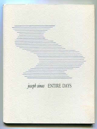 Entire Days. Joseph SIMAS.