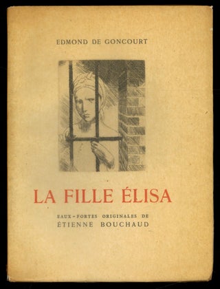 Item #617918 La fille Élisa. Edmond de GONCOURT