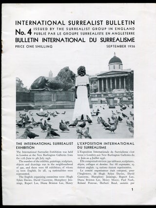 Item #618044 International Surrealist Bulletin. Issued by The Surrealist Group. Bulletin...
