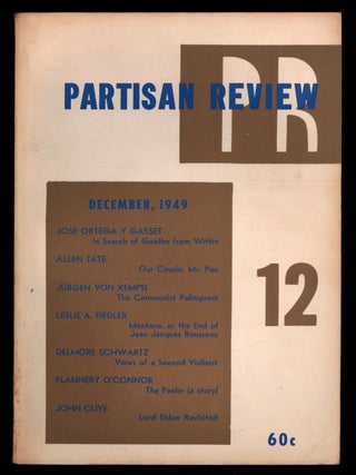 Item #618049 Partisan Review 12 – Volume XVI, Number 12, December 1949. Flannery O'CONNOR,...