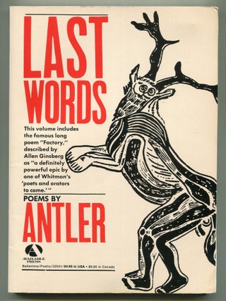 Item #618096 Last Words. ANTLER