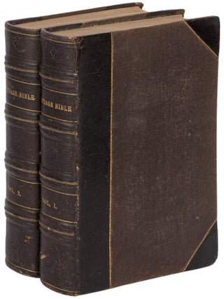 Item #618483 The Cottage Bible and Family Expositor: Containing The Old and New Testaments, with...