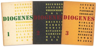 Item #618887 Diogenes – Volume I, Numbers 1 - 3, October-November 1940 - Autumn 1941 [All...