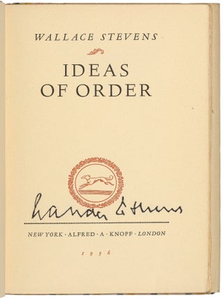 Ideas of Order