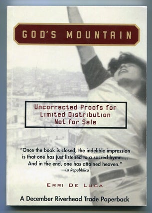 Item #619448 God's Mountain. Erri De LUCA