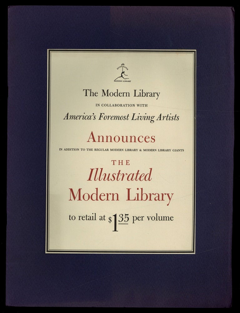 Item #619501 [Cover Title]: The Modern Library, in Collaboration with America's Foremost Living Artists, Announces... The Illustrated Modern Library, to retail at $1.35 per volume
