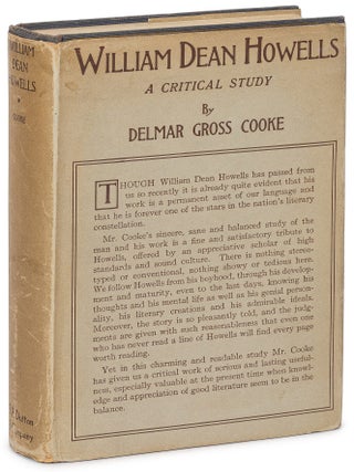 Item #619768 William Dean Howells: A Critical Study. Delmar Gross COOKE