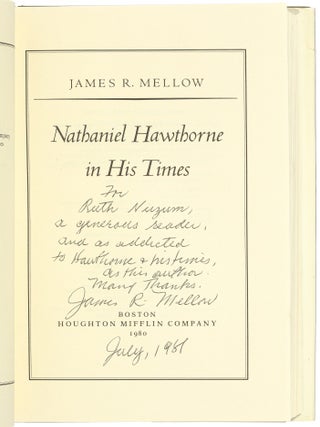 Nathaniel Hawthorne in His Times
