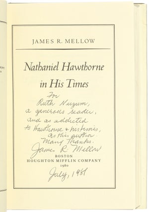 Nathaniel Hawthorne in His Times