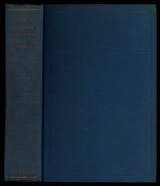 Item #620025 Early Tudor Poetry 1485 - 1547. John M. BERDAN