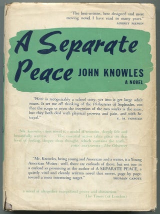 Item #620382 A Separate Peace. John KNOWLES