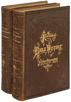Item #620997 Kitto’s Bible History in Sunday Readings. KITTO, John