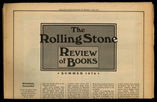 Item #621272 The Rolling Stone Review of Books – Summer, 1974. James DEAN, Richard Nixon, Lenny...