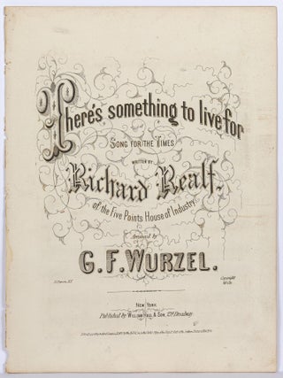 Item #621338 [Sheet music]: There&rsquo;s Something to Live For (Written by Richard Realf of The Five...