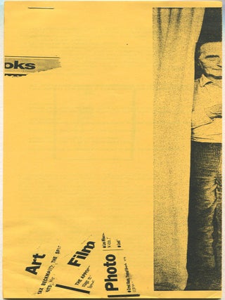 [Bookseller Catalog]: J.A.M. van der Donk Rare Books on Cinema & Art &ndash; List 92: Art, Film, Photo