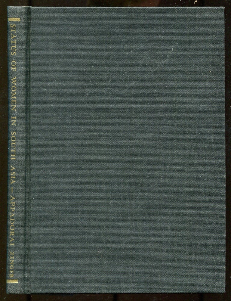 Item #621629 Status of Women in South Asia. Dr. A. APPADORAI.