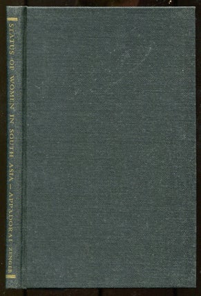 Item #621629 Status of Women in South Asia. Dr. A. APPADORAI