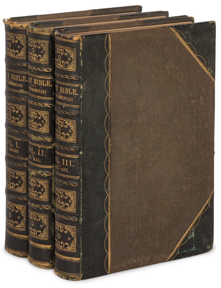 Item #622269 The Holy Bible: Containing The Old and New Testaments According to the Authorised Version with Explanatory Notes, Practical Observations, and Copious Marginal References (In Three Volumes). Thomas SCOTT.