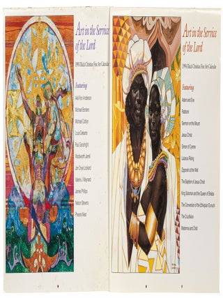 Item #622919 [Two Calendars]: Art in the Service of the Lord: Black Christian Fine Art Calendars...