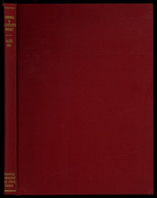 Item #622941 Cold Spring Harbor Symposia on Quantitative Biology: Volume XIX. The Mammalian...