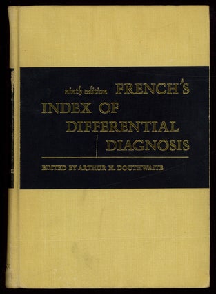 Item #622961 French's Index of Differential Diagnosis. Ninth Edition. Arthur H. DOUTHWAITE