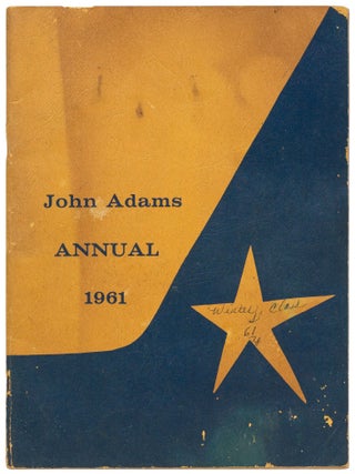 Item #622979 [Cover title]: John Adams Annual 1961