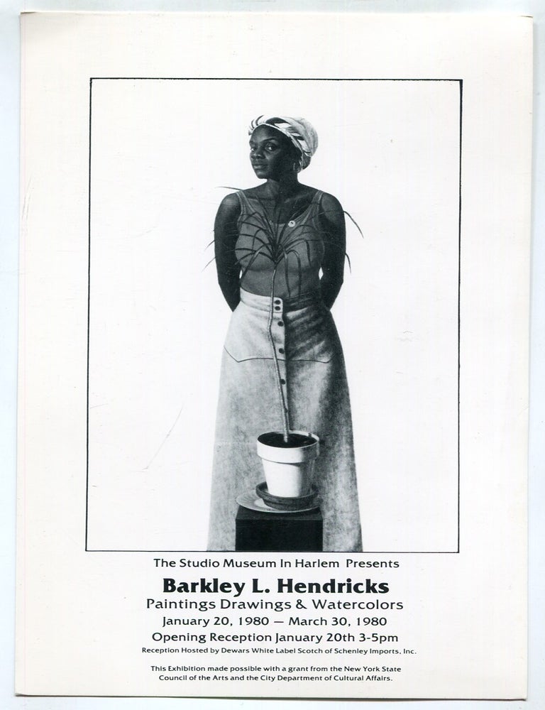 Item #623125 [Postcard]: Barkley L. Hendricks: Paintings & Watercolors. Barkley L. HENDRICKS.