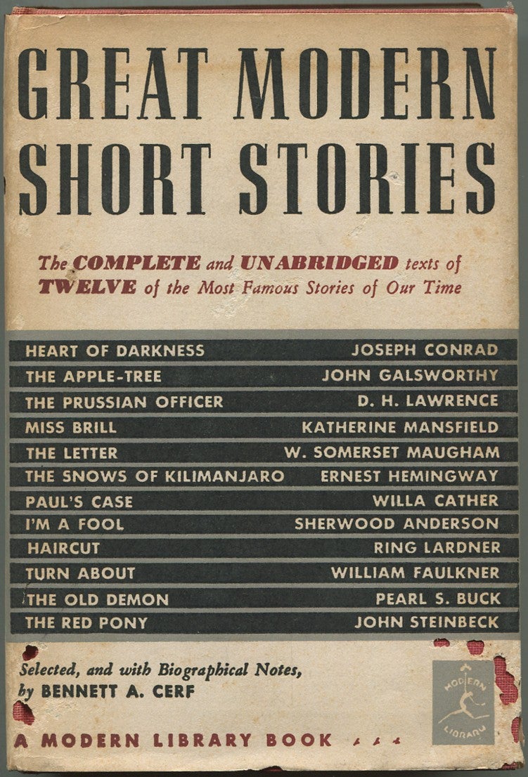 Great Modern Short Stories: An Anthology of Twelve Famous Stories and ...