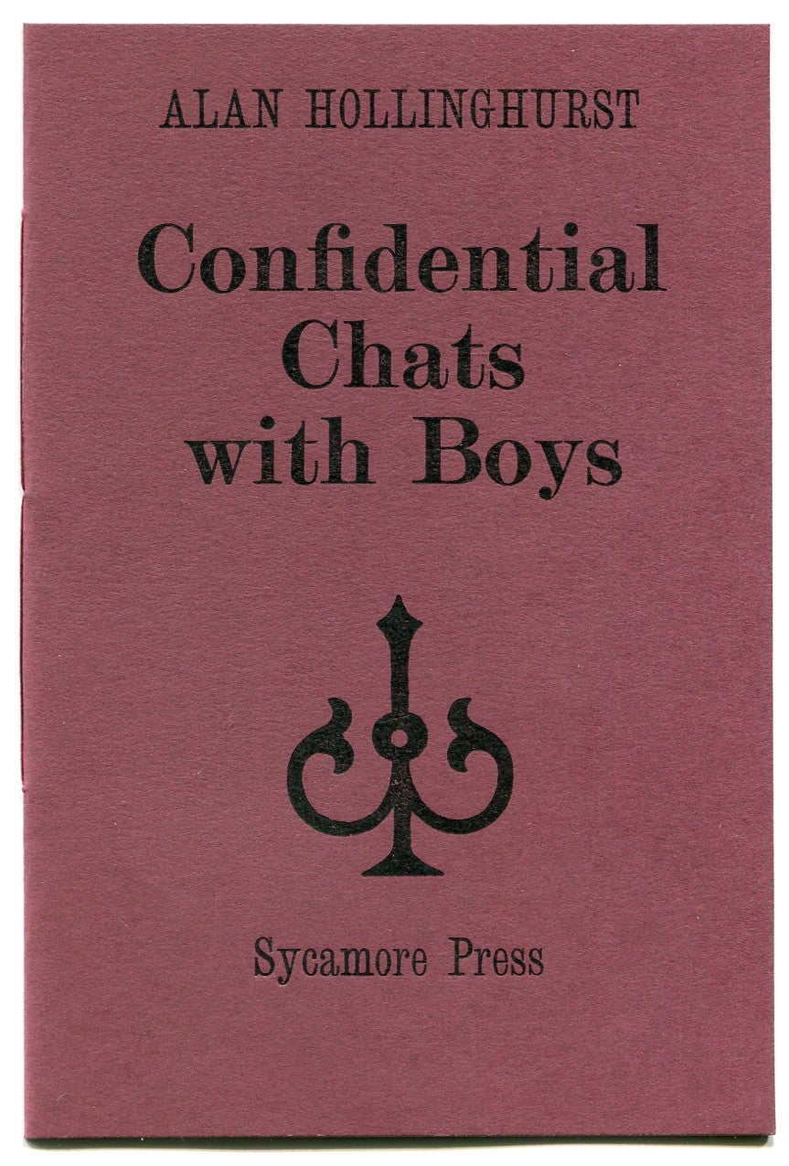 Confidential Chats with Boys | Alan HOLLINGHURST