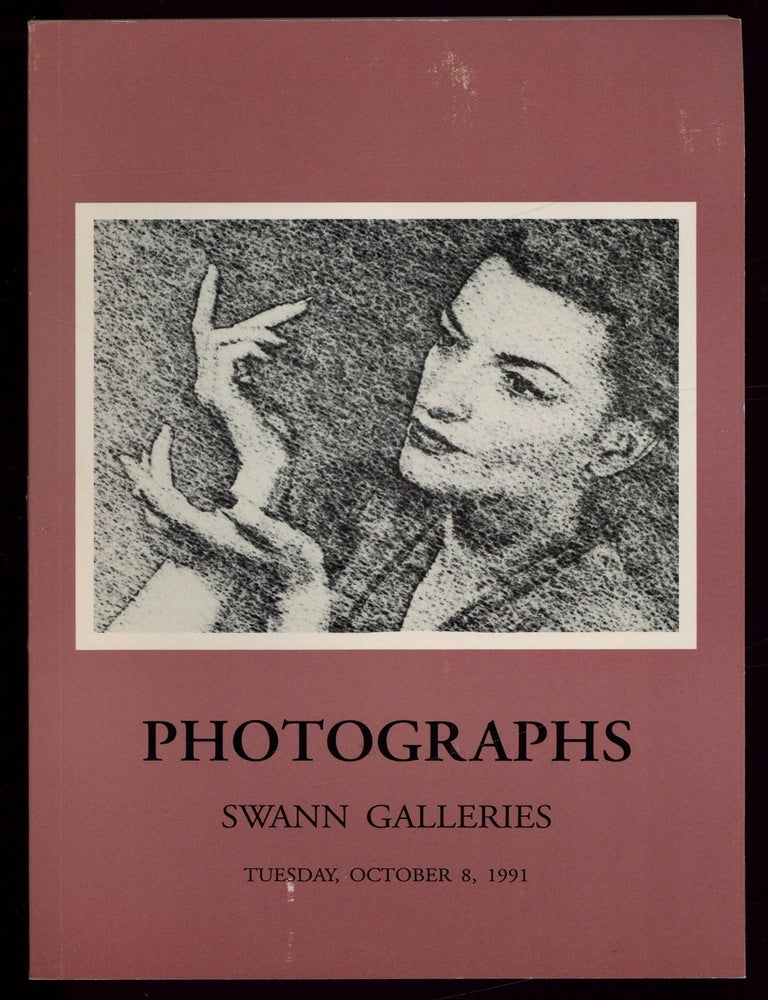 Item #623225 [Auction Catalog]: Photographs. Tuesday, October 8, 1991. Swann Galleries, Inc.