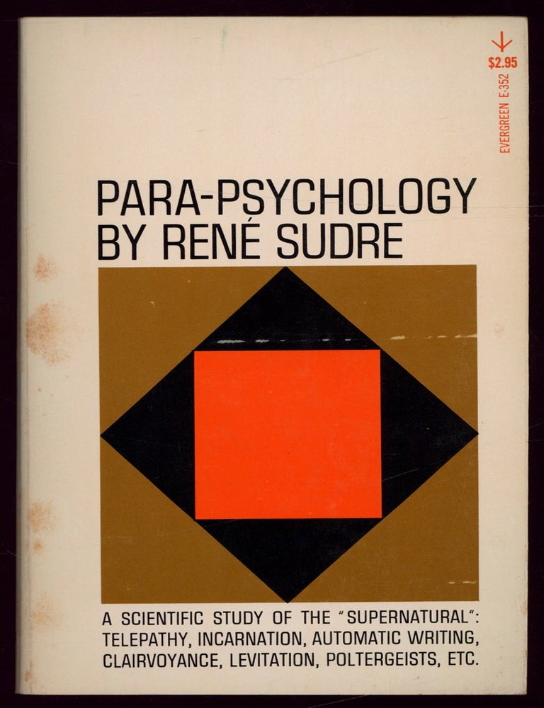 Item #623235 Parapsychology. Ren&eacute; SUDRE.