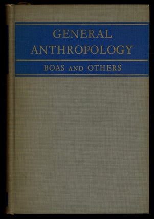 Item #623428 General Anthropology. Franz BOAS