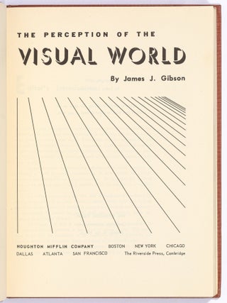 The Perception of the Visual World