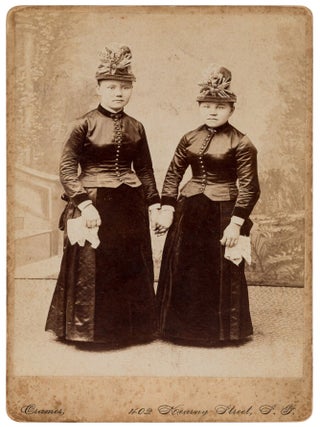 Item #624356 [Cabinet Card]: "Jessie Kates & Josie Smyth - Working Girls Boston...