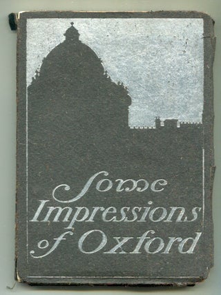 Item #624424 Some Impressions of Oxford. Paul BOURGET