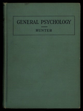 Item #624426 General Psychology. Revised Edition. Walter S. HUNTER