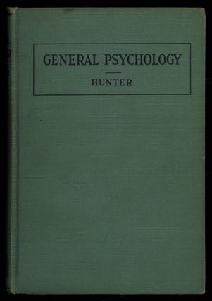 Item #624426 General Psychology. Revised Edition. Walter S. HUNTER