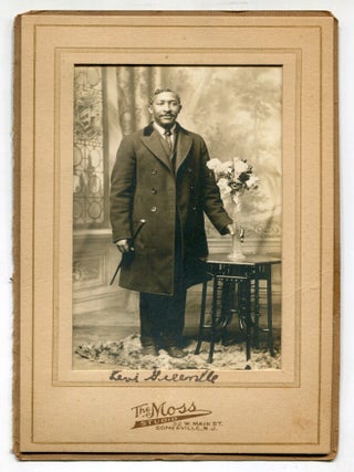 Item #624613 Cabinet Card Portrait Photograph of Levi Greenlee. Circa 1910. Levi GREENLEE