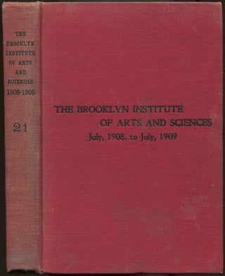 Item #624798 The Twenty-first Year Book Of The Brooklyn Institute Of Arts And Sciences. Founded...