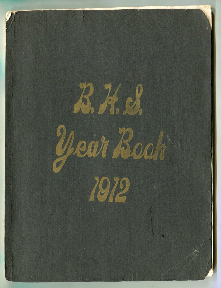 Item #625020 B.H.S. Year Book 1912